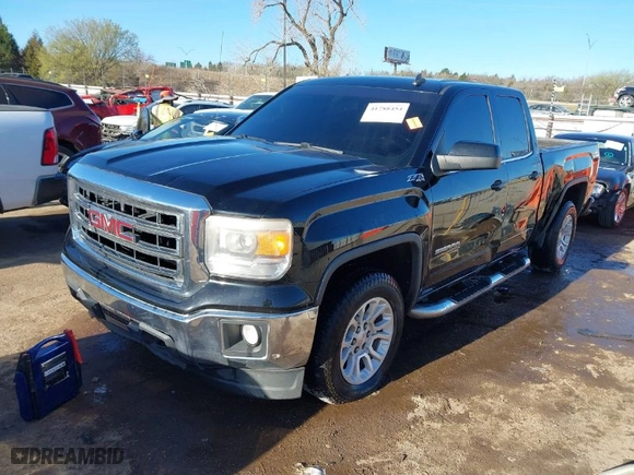 2014 GMC Sierra 1500 SLE with VIN 1GTV2UEC6EZ163992, listed as a IAAI auction lot 41788454 with 215,008 mi miles. Bid and sale history available at carsss.com. Image 2.