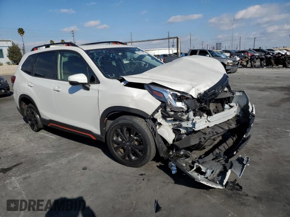 2023 Subaru Forester Sport with VIN JF2SKAGC9PH484465, listed as a Copart auction lot 89213945 with 0 mi miles and Salvage Title. Bid and sale history available at carsss.com. Image 4.