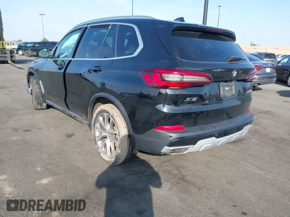 2022 BMW X5 sDrive40i with VIN 5UXCR4C02N9N19154, listed as a IAAI auction lot 41614568 with 1 mi miles. Bid and sale history available at carsss.com. Image 3.