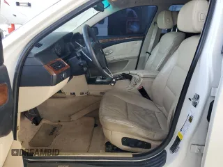 2008 BMW 5 Series 528i with VIN WBANU53538C111924, listed as a Copart auction lot 49463335 with 121,059 mi miles and Salvage Title. Bid and sale history available at carsss.com. Image 7.