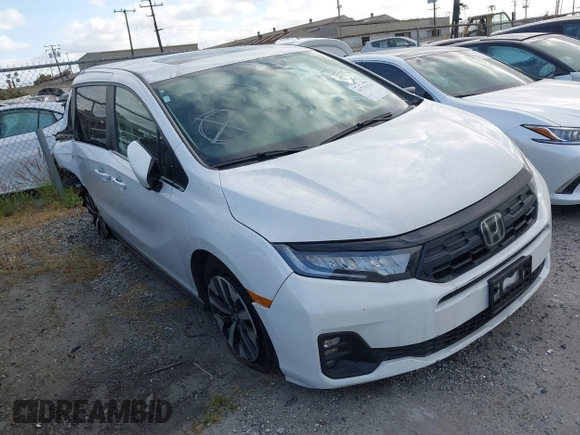 2025 Honda Odyssey EX-L with VIN 5FNRL6H61SB005819, listed as a IAAI auction lot 41731323 with Not Provided miles and . Bid and sale history available at DreamBid. Image 1.