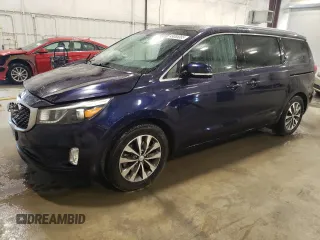 2018 Kia Sedona EX with VIN KNDMC5C1XJ6422835, listed as a Copart auction lot 49085085 with 99,611 mi miles and Salvage Title. Bid and sale history available at carsss.com. Image 1.
