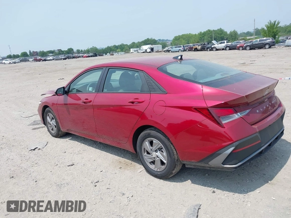 2024 Hyundai Elantra SE with VIN KMHLL4DG7RU844685, listed as a IAAI auction lot 42335520 with 2,534 mi miles and . Bid and sale history available at DreamBid. Image 3.