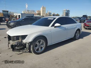 2018 Audi A4 with VIN WAUNNAF46JA005865, listed as a Copart auction lot 82416634 with 42,134 mi miles and Salvage title. Bid and sale history available at DreamBid. Image 1.