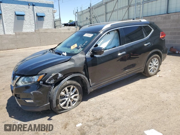 2017 Nissan Rogue S with VIN 5N1AT2MM5HC774481, listed as a Copart auction lot 57616045 with 173,269 mi miles and Salvage title. Bid and sale history available at DreamBid. Image 1.