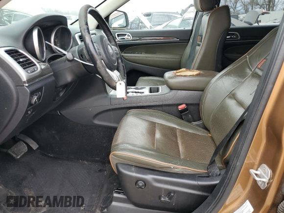 2011 Jeep Grand Cherokee 70th Anniversary with VIN 1J4RR4GG2BC676162, listed as a Copart auction lot 46848245 with 183,760 mi miles and Salvage Title. Bid and sale history available at carsss.com. Image 7.