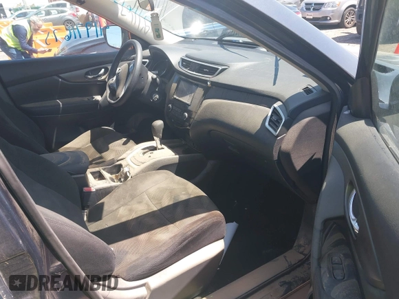 2015 Nissan Rogue SL with VIN 5N1AT2MV9FC896489, listed as a IAAI auction lot 41971675 with Not Provided miles. Bid and sale history available at carsss.com. Image 5.