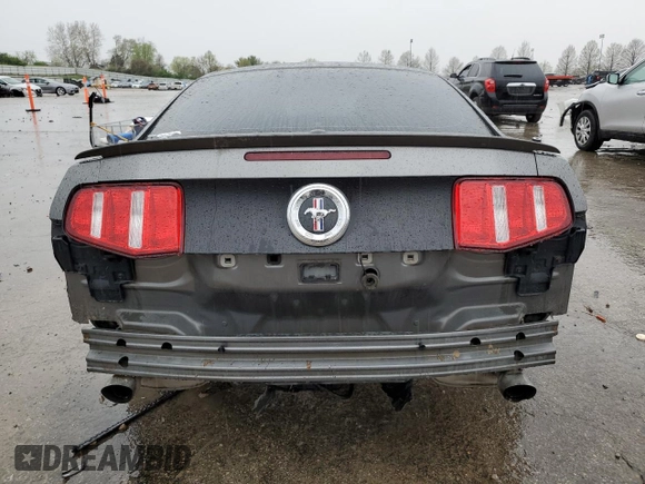 2012 Ford Mustang V6 Premium with VIN 1ZVBP8AM0C5258978, listed as a Copart auction lot 51780885 with 140,695 mi miles and Salvage Title. Bid and sale history available at carsss.com. Image 6.