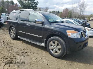 2012 Nissan Armada Platinum z VIN 5N1AA0NE0CN620694, wystawiony jako Copart lot #53460615 z przebiegiem 205 525 mil mil oraz Tytuł czysty. Historia ofert i sprzedaży dostępna na DreamBid. Obrazek 4.