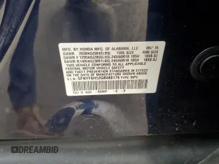 2016 Honda Pilot EX-L with VIN 5FNYF6H52GB088176, listed as a Copart auction lot 47723345 with 78,392 mi miles and Salvage Title. Bid and sale history available at DreamBid. Image 15.