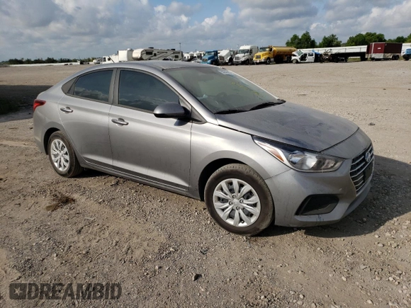 2022 Hyundai Accent SEL with VIN 3KPC24A61NE182923, listed as a Copart auction lot 63205323 with 8,312 mi miles. Bid and sale history available at carsss.com. Image 4.