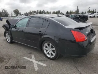 2008 Nissan Maxima SE with VIN 1N4BA41E38C809788, listed as a Copart auction lot 55996735 with Not provided miles and Salvage title. Bid and sale history available at DreamBid. Image 2.