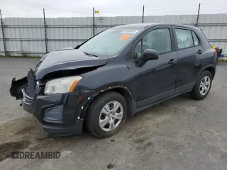 2015 Chevrolet Trax LS with VIN KL7CJKSB7FB207404, listed as a Copart auction lot 49550845 with 0 mi miles and Salvage Title. Bid and sale history available at carsss.com. Image 1.
