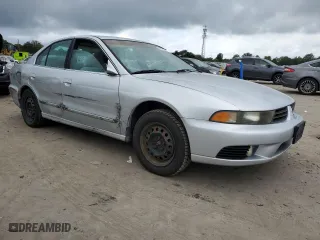 2002 Mitsubishi Galant ES with VIN 4A3AA46G42E117189, listed as a Copart auction lot 68738064 with 147,493 mi miles and Salvage Title. Bid and sale history available at carsss.com. Image 4.
