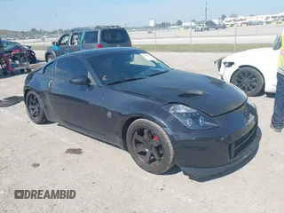 2003 Nissan 350Z Enthusiast with VIN JN1AZ34D83T107831, listed as a IAAI auction lot 41474603 with 135,137 mi miles. Bid and sale history available at carsss.com. Image 1.