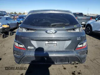 2022 Hyundai Kona N Line with VIN KM8K3CA39NU755119, listed as a Copart auction lot 87540755 with 37,020 mi miles and Clean Title. Bid and sale history available at carsss.com. Image 6.