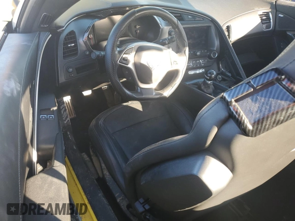 2019 Chevrolet Corvette Grand Sport 1LT with VIN 1G1YV2D79K5115282, listed as a Copart auction lot 80503004 with 0 mi miles and Salvage Title. Bid and sale history available at carsss.com. Image 8.