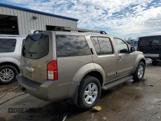 2008 Nissan Pathfinder SE with VIN 5N1AR18UX8C637815, listed as a Copart auction lot 41688875 with 161,228 mi miles and Salvage Title. Bid and sale history available at carsss.com. Image 3.