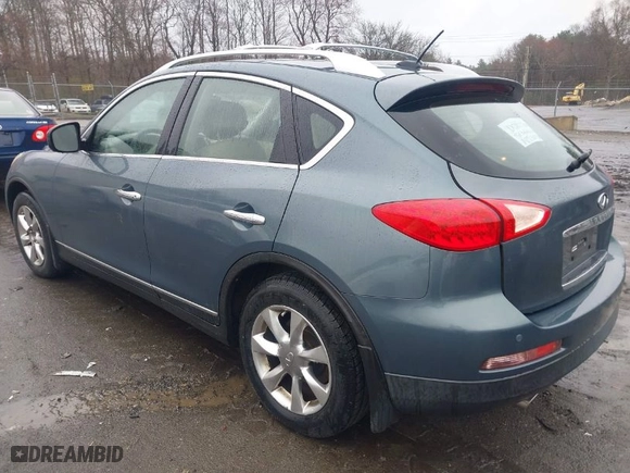 2008 Infiniti EX35 Journey with VIN JNKAJ09F48M353109, listed as a IAAI auction lot 41980870 with 174,708 mi miles. Bid and sale history available at carsss.com. Image 3.