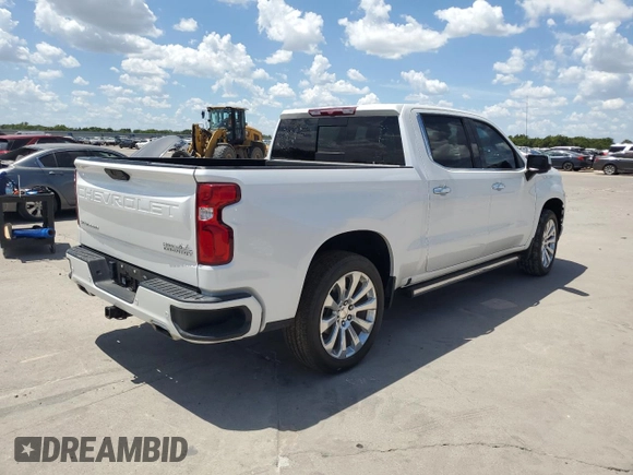 2020 Chevrolet Silverado 1500 High Country with VIN 1GCUYHEL9LZ377390, listed as a Copart auction lot 63809684 with 0 mi miles and Clean Title. Bid and sale history available at carsss.com. Image 3.