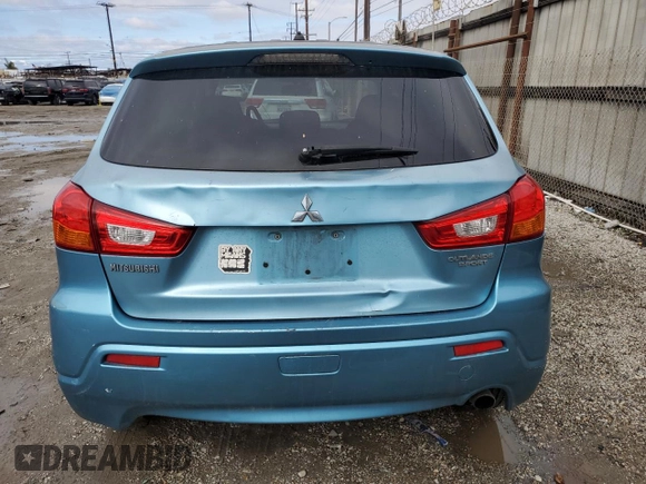 2012 Mitsubishi Outlander Sport SE with VIN JA4AP4AU7CZ011466, listed as a Copart auction lot 44462495 with 198,935 mi miles and Clean Title. Bid and sale history available at carsss.com. Image 6.