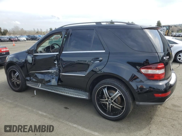 2010 Mercedes-Benz M 350 with VIN 4JGBB2FB5AA596950, listed as a Copart auction lot 49839855 with 159,230 mi miles and Salvage Title. Bid and sale history available at DreamBid. Image 2.