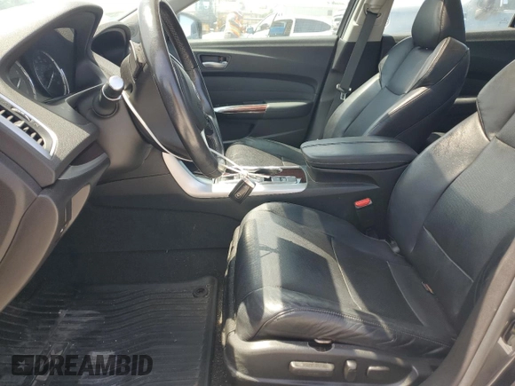 2016 Acura TLX Technology with VIN 19UUB2F58GA003079, listed as a Copart auction lot 55555105 with 148,295 mi miles and Salvage title. Bid and sale history available at DreamBid. Image 7.