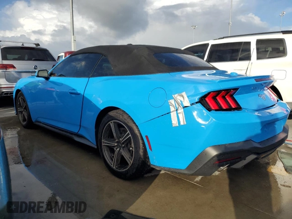 2024 Ford Mustang EcoBoost with VIN 1FAGP8UH8R5114617, listed as a Copart auction lot 74425134 with 0 mi miles and Salvage Title. Bid and sale history available at carsss.com. Image 2.