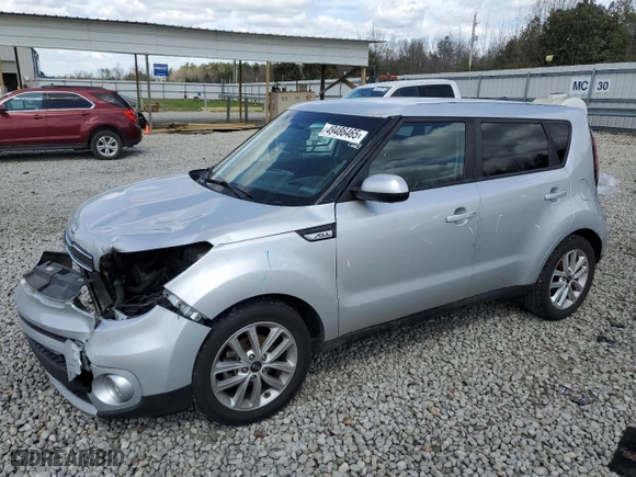 2019 Kia Soul + with VIN KNDJP3A52K7661650, listed as a Copart auction lot 49486465 with 133,998 mi miles and Salvage Title. Bid and sale history available at carsss.com. Image 1.