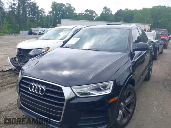 2016 Audi Q3 Premium Plus with VIN WA1BFCFSXGR022587, listed as a IAAI auction lot 42133288 with 141,609 mi miles. Bid and sale history available at carsss.com. Image 17.