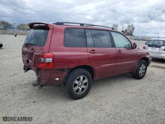 2007 Toyota Highlander with VIN JTEHP21A070193063, listed as a Copart auction lot 52998795 with 181,763 mi miles and Salvage Title. Bid and sale history available at carsss.com. Image 3.