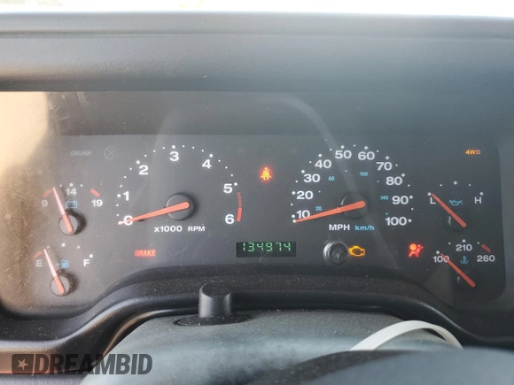 2004 Jeep Wrangler Sport with VIN 1J4FA49S24P720488, listed as a Copart auction lot 60331795 with 134,974 mi miles and Salvage title. Bid and sale history available at DreamBid. Image 9.
