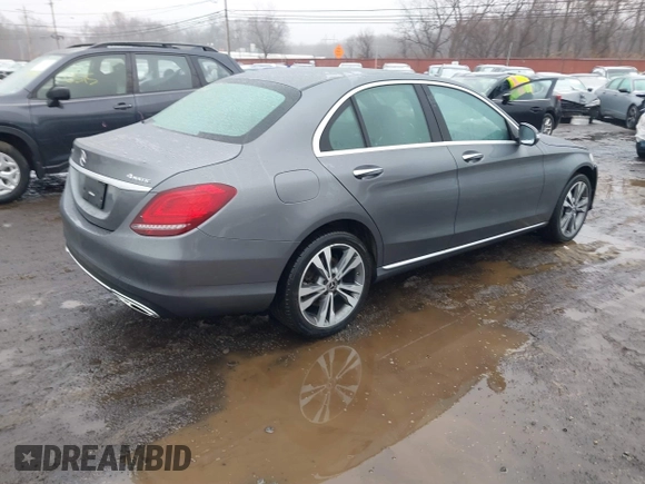 2021 Mercedes-Benz C 300 with VIN W1KWF8EB0MR625054, listed as a IAAI auction lot 41418183 with 58,630 mi miles and . Bid and sale history available at DreamBid. Image 4.