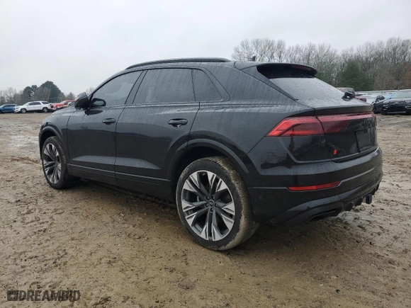 2024 Audi Q8 Premium Plus with VIN WA1EVBF1XRD016466, listed as a Copart auction lot 86652034 with 6,139 mi miles and Salvage Title. Bid and sale history available at carsss.com. Image 2.