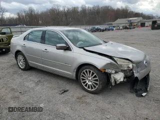 2007 Mercury Milan Premier with VIN 3MEHM08Z77R608164, listed as a Copart auction lot 51136515 with 208,136 mi miles and Salvage title. Bid and sale history available at DreamBid. Image 4.