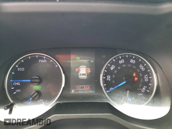 2019 Toyota RAV4 Hybrid LE with VIN JTMLWRFV5KD513338, listed as a Copart auction lot 52316655 with 133,746 mi miles and Non repairable. Bid and sale history available at DreamBid. Image 9.