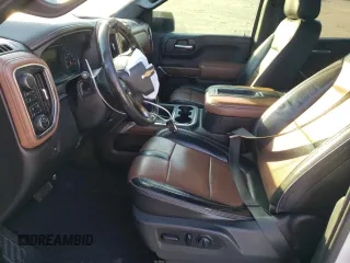2019 Chevrolet Silverado 1500 High Country with VIN 1GCUYHEL9KZ311727, listed as a Copart auction lot 43365025 with 163,629 mi miles and Salvage Title. Bid and sale history available at carsss.com. Image 7.