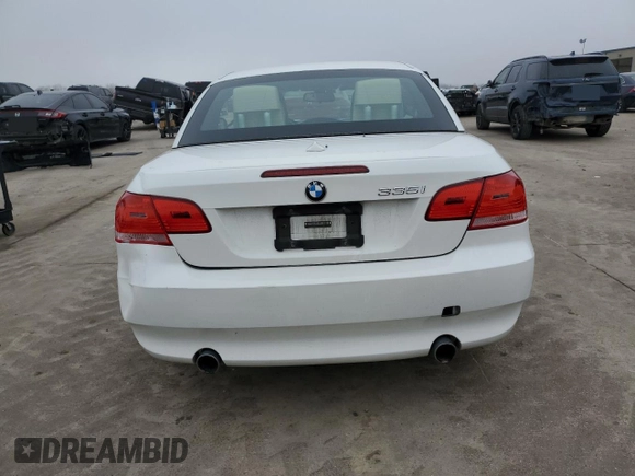 2010 BMW 3 Series 335i with VIN WBAWL7C53AP476153, listed as a Copart auction lot 43688915 with 0 mi miles and Salvage Title. Bid and sale history available at carsss.com. Image 6.