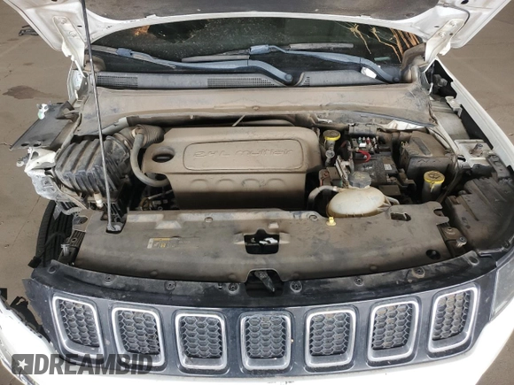 2019 Jeep Compass Sport with VIN 3C4NJCAB9KT613809, listed as a Copart auction lot 55536295 with 110,625 mi miles and Salvage title. Bid and sale history available at DreamBid. Image 12.