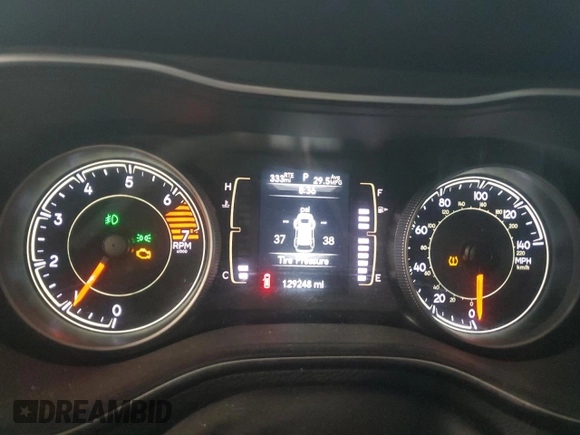 2019 Jeep Cherokee Latitude Plus with VIN 1C4PJMLB9KD122500, listed as a Copart auction lot 62504075 with 129,248 mi miles and Salvage title. Bid and sale history available at DreamBid. Image 9.
