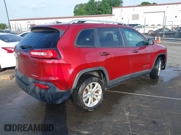 2015 Jeep Cherokee Sport z VIN 1C4PJLAB7FW637356, wystawiony jako IAAI lot #42160364 z przebiegiem 180 310 mil mil oraz . Historia ofert i sprzedaży dostępna na DreamBid. Obrazek 4.