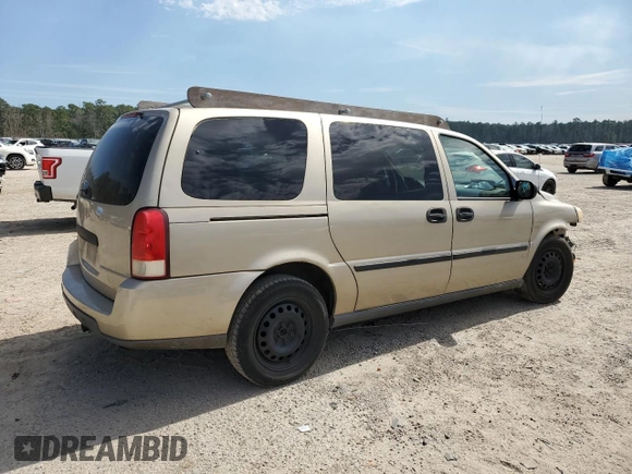 2006 Chevrolet Uplander LS Fleet with VIN 1GNDV23LX6D105528, listed as a Copart auction lot 47930175 with 285,886 mi miles and Salvage Title. Bid and sale history available at DreamBid. Image 3.