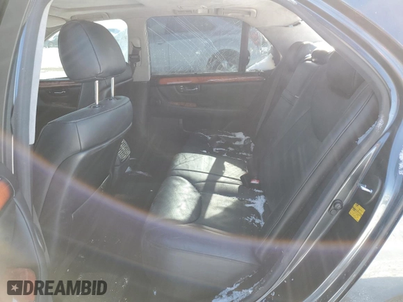 2005 Lexus LS 430 with VIN JTHBN36F255012926, listed as a Copart auction lot 45208135 with 197,570 mi miles and Salvage Title. Bid and sale history available at carsss.com. Image 10.