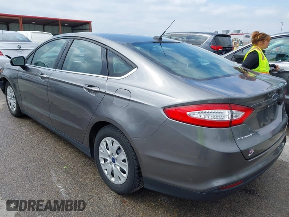 2014 Ford Fusion S with VIN 3FA6P0G70ER377725, listed as a IAAI auction lot 42007410 with 56,552 mi miles and . Bid and sale history available at carsss.com. Image 3.