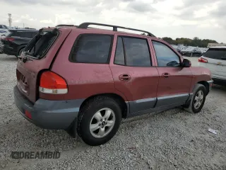 2005 Hyundai Santa Fe GLS with VIN KM8SC13D65U949875, listed as a Copart auction lot 47361905 with 122,658 mi miles and Salvage Title. Bid and sale history available at carsss.com. Image 3.