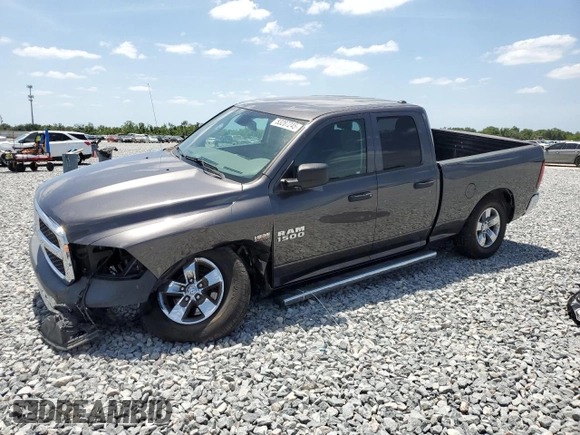 2018 Ram 1500 Tradesman with VIN 1C6RR7FT4JS190020, listed as a Copart auction lot 53287245 with 105,976 mi miles and Salvage title. Bid and sale history available at DreamBid. Image 1.