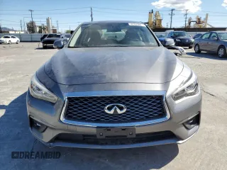 2021 Infiniti Q50 Pure with VIN JN1EV7AP7MM704225, listed as a Copart auction lot 47425665 with 25,441 mi miles and Salvage Title. Bid and sale history available at DreamBid. Image 5.