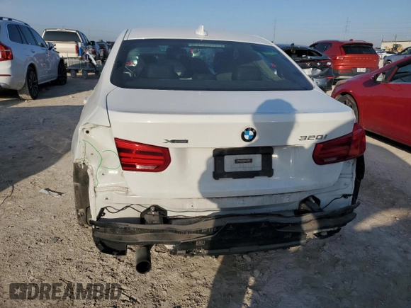 2016 BMW 3 Series 320i xDrive with VIN WBA8A3C52GK551230, listed as a Copart auction lot 44982775 with 106,166 mi miles and Salvage Title. Bid and sale history available at DreamBid. Image 6.