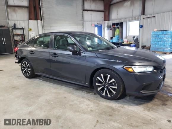 2023 Honda Civic Sedan EX with VIN 2HGFE1F71PH313006, listed as a Copart auction lot 48667815 with 32,942 mi miles and Salvage Title. Bid and sale history available at carsss.com. Image 4.