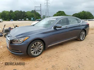 2015 Hyundai Genesis 3.8L z VIN KMHGN4JE9FU078694, wystawiony jako Copart lot #54191745 z przebiegiem 24 755 mil mil oraz Szkoda całkowita • Salvage title. Historia ofert i sprzedaży dostępna na DreamBid. Obrazek 1.